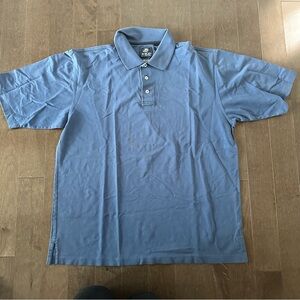 Ahead Authentics Polo Golf Business‎ Casual Blue Summer L
